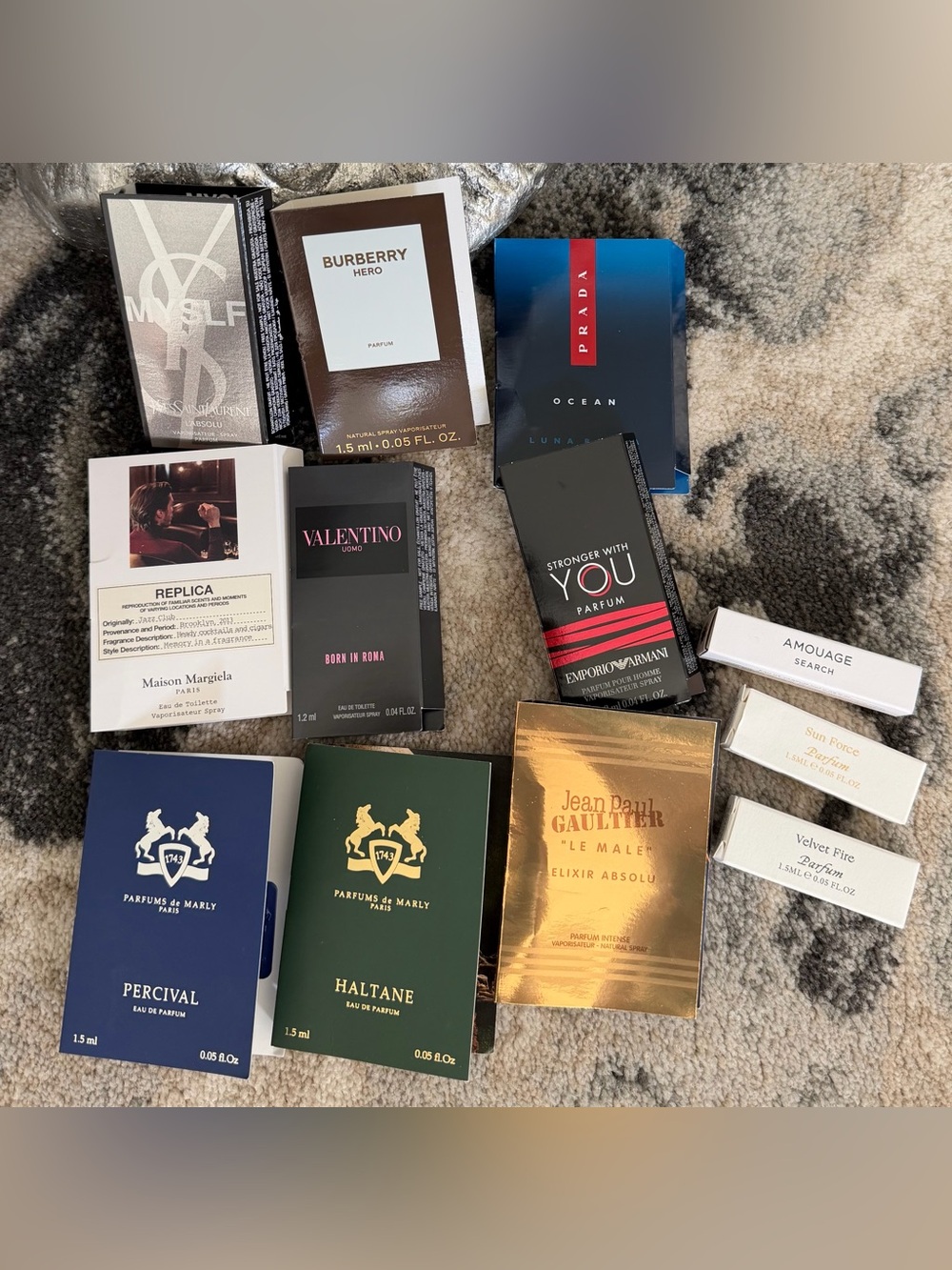 Men’s Designer Fragrance Sample Set of 12 - Picture 2 of 4